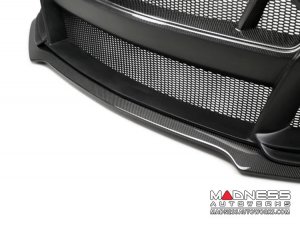 Ford Mustang Front Bumper - Anderson Composties - Fiberglass W/ Carbon Fiber - Type-ST GT500 Style